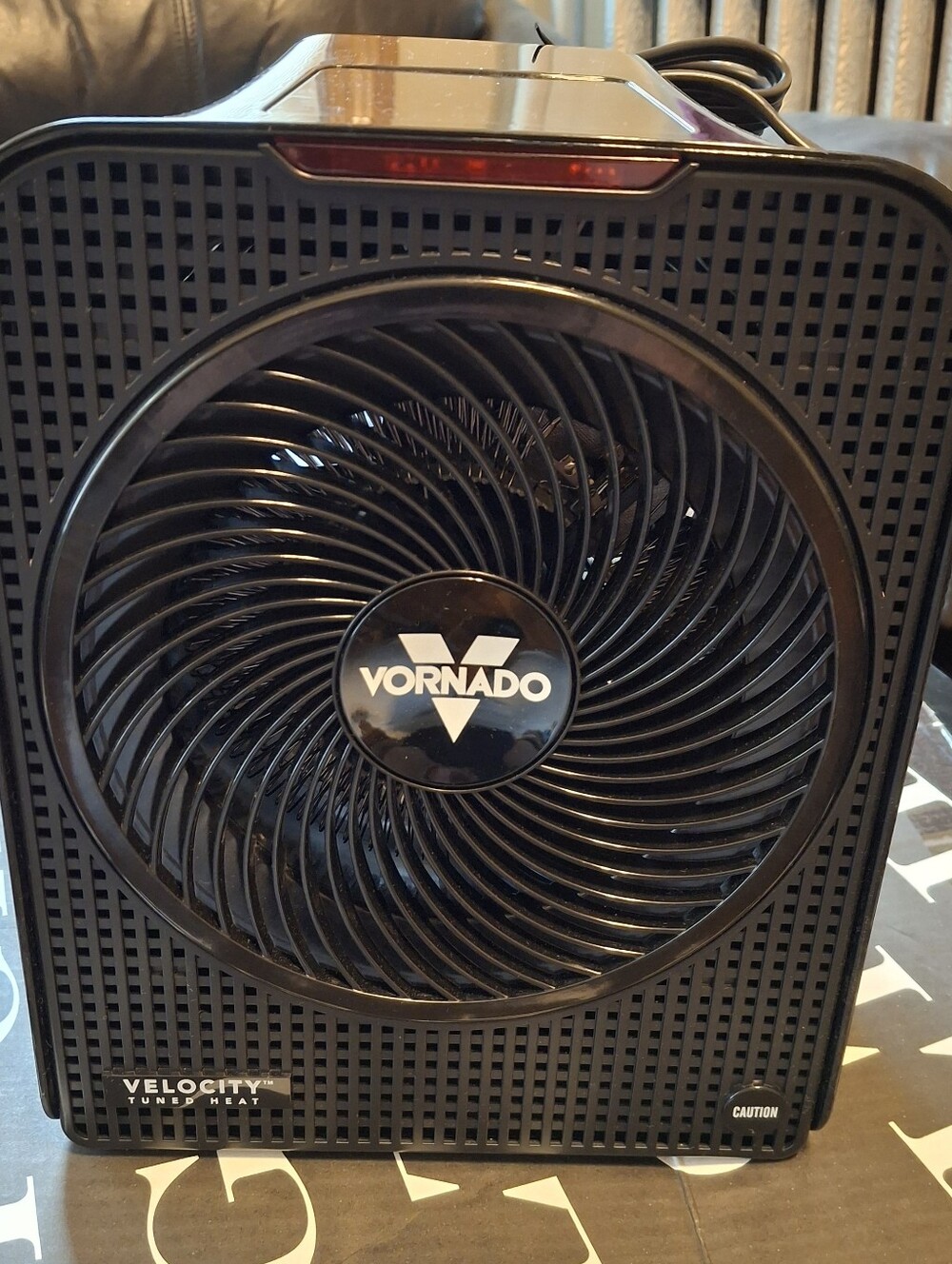 Vornado Velocity 5 Portable Heater - Black 250sq ft